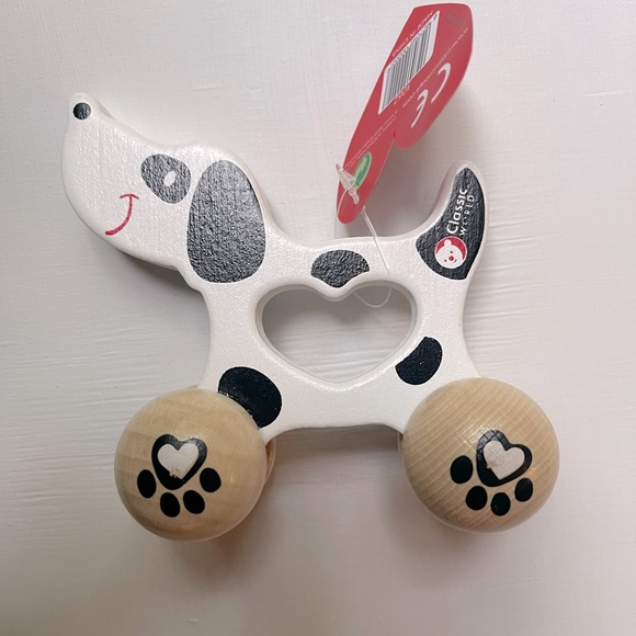 NWT Classic World DOGGY | Wooden Push Dog Baby 10 Mo + - Picture 2 of 3